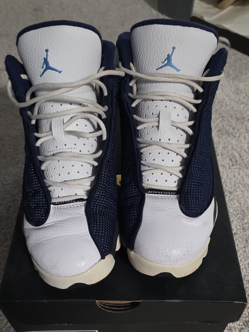 Jordan Retro 13 Flint Gray Blue SIZE 6Y